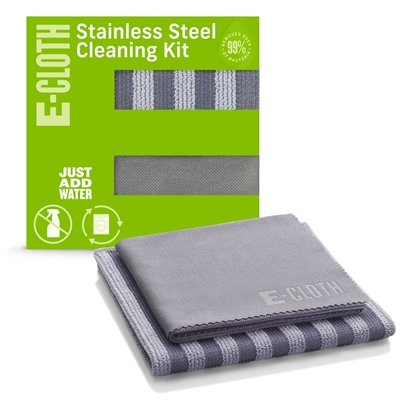 Stainless Steel Cleaning Kit - 2 cloths