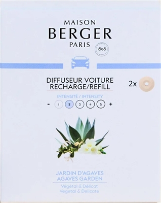 Car Diffuser Refill Packs Agaves Garden