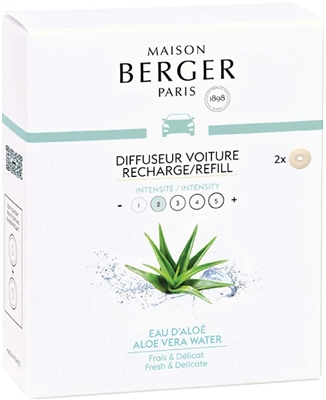 Car Diffuser Refill Packs Aloe Vera Water