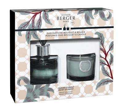 Bouquet Mini Diffuser Mini Candle Duo Gift Set Velvet of Orient