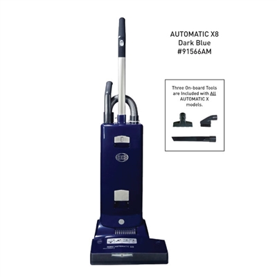 Sebo Automatic X8 with headlight no Brush mode in dark blue