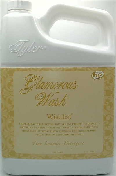 Tyler Candle Company - Glamorous Wash - Wishlist - 1.89L / 64oz